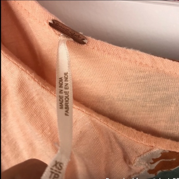 Free People One Shoulder Floral Top Size Xs - Picture 5 of 7